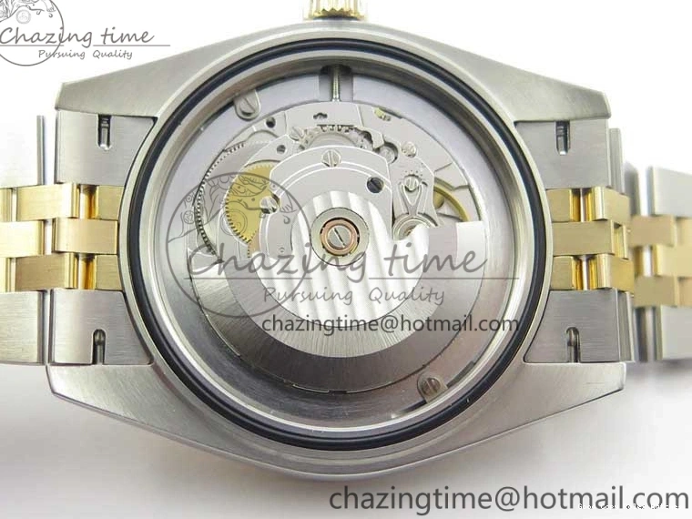 AAA Replica Watches SS Dial Wrapped WWF SS YG 41 Crystals DateJust 3128 on A YG Bracelet SoftTouch Edition Jubilee Best Wrapped Makers 126333 Black 0117